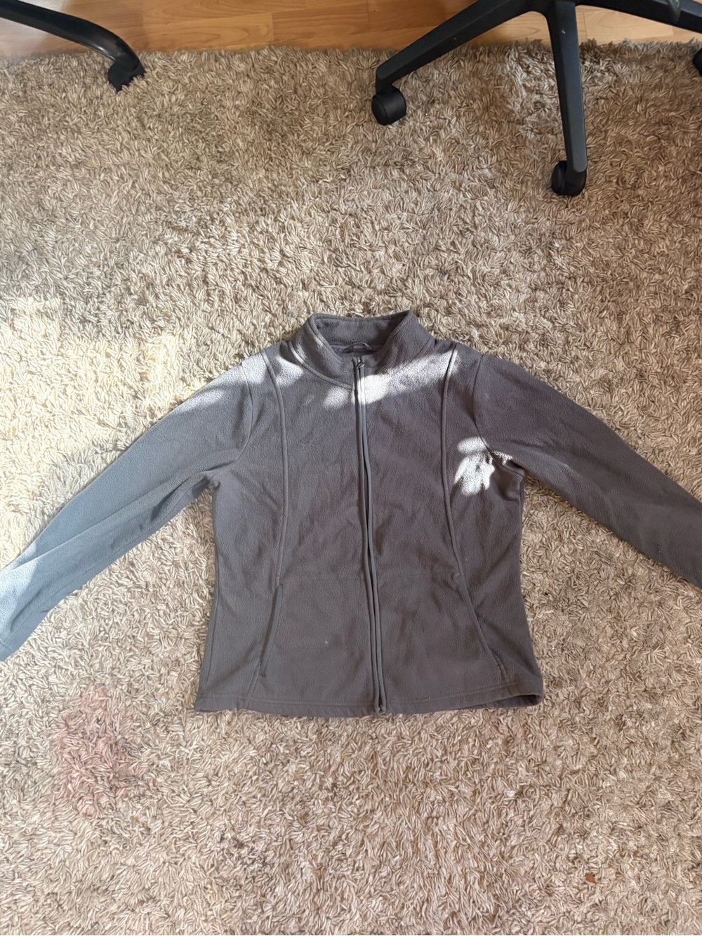 Merona Charcoal Gray Full-Zip Utility Jacket
